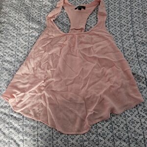 Pink Sleeveless Tank Top